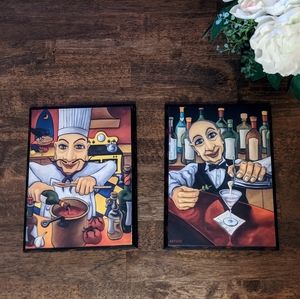 Rafuse Decoupage wall art: Salvatore & Frank